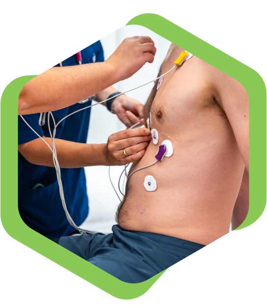 ECG test in Naktala